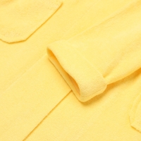 Халат для девочки, цвет светло-жёлтый, рост 98 см