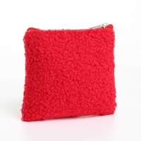 Кошелёк на молнии, цвет красный Кошелёк на молнии, цвет красный