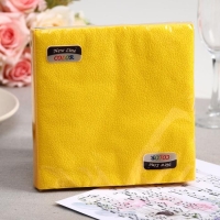 Салфетки бумажные New line FRESCO &laquo;Желтый&raquo;, 2 слоя, 33*33 см, 20 шт.