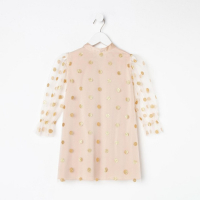 Платье детское KAFTAN горошек, рост 134-140 см