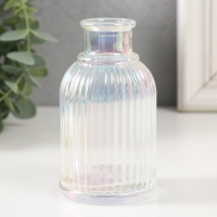 Диффузор для эфирных масел "Вертикаль" 90 мл прозрачный перламутр 5,5х5,5х9,5 см Диффузор для эфирных масел "Вертикаль" 90 мл прозрачный перламутр 5,5х5,5х9,5 см