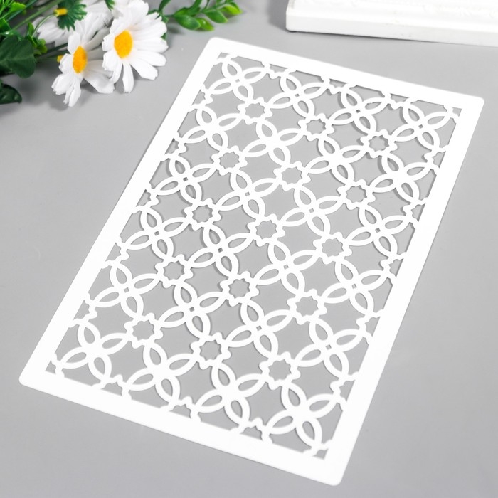 Трафарет пластиковый Трафарет пластиковый "Узорчик" 24х16 см