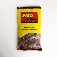 Шар латексный 10", макарун, набор 100 шт., цвет коричневый