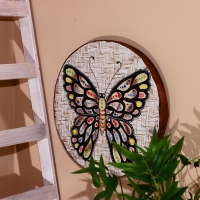 Настенный декор "Бабочка" бамбук 50 см Настенный декор "Бабочка" бамбук 50 см