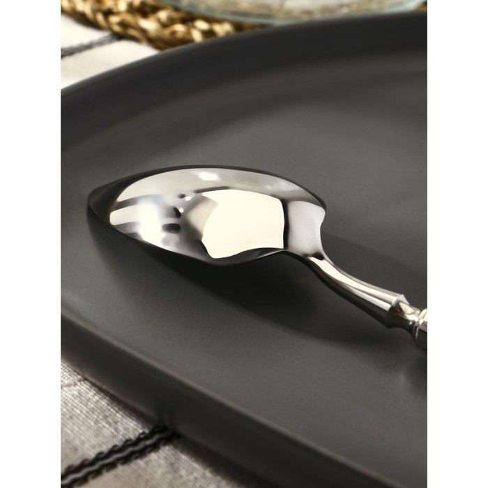 Ложка столовая из нержавеющей стали Magistro &laquo;Фьюжн&raquo;, длина 20 см, цвет серебряный