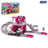 Парковка «Станция скорой помощи», с металлическими машинкой и вертолётом Парковка «Станция скорой помощи», с металлическими машинкой и вертолётом