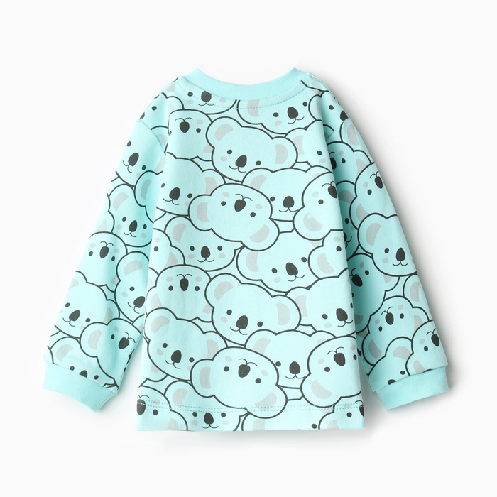 Кофточка детская, цвет ментоловый, рост 80 см