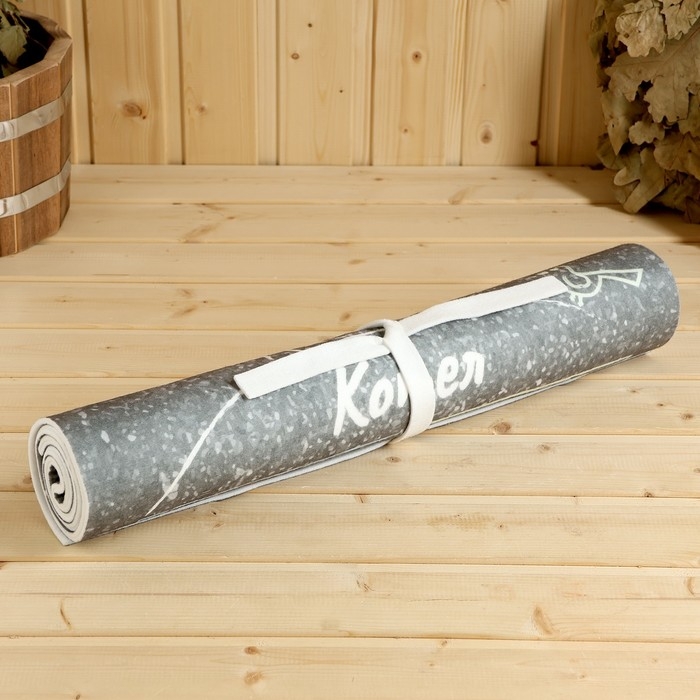 Лежак для бани с принтом "Классики" 150х50 см