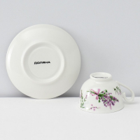 Сервиз фарфоровый кофейный Доляна «Лаванда», 12 предметов: 6 чашек 80 мл, 6 блюдец d=11,5 см, цвет белый Сервиз фарфоровый кофейный Доляна «Лаванда», 12 предметов: 6 чашек 80 мл, 6 блюдец d=11,5 см, цвет белый