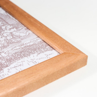 Фоторамка сосна с24 30х40 дуб (пластиковый экран)