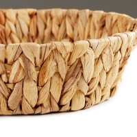 Блюдо декоративное "Золотистый колос", 28 х 28 х 8 см, водный гиацинт Блюдо декоративное "Золотистый колос", 28 х 28 х 8 см, водный гиацинт