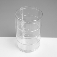 Подставка для украшений &laquo;Трансформер&raquo; 4 секции, 11,5&times;17,5см, цвет прозрачный