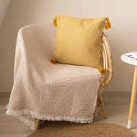 Плед SL Home Waffle 130*180см , цв.бежевый, 80%хлопок, 20% п/э Плед SL Home Waffle 130*180см , цв.бежевый, 80%хлопок, 20% п/э