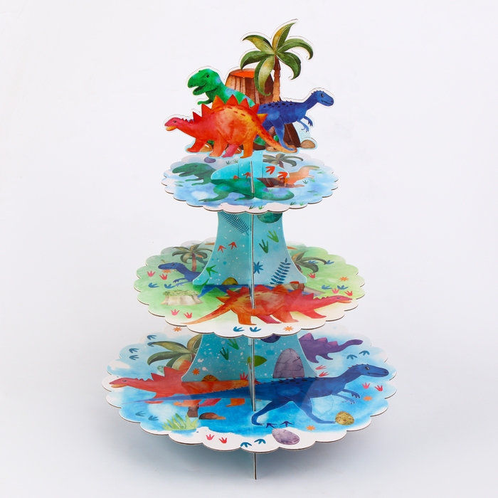 Подставка для пирожных &laquo;Динозавры&raquo;