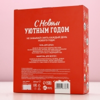 Подарочный набор косметики новогодний &laquo;Тёплой зимы и чистого счастья!&raquo;, гель для душа и шампунь для волос, 2 х 250 мл, Новый Год
