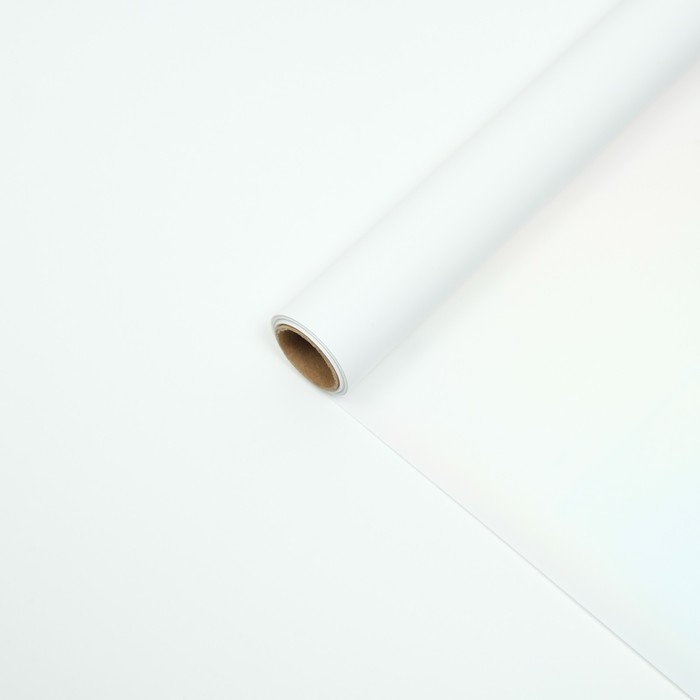 Пленка флористическая Пленка флористическая "Жемчужный перелив", лимонный сорбет, 0,58 х 5 м