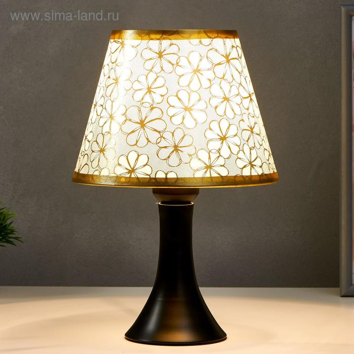 Лампа настольная 16151/1  E27 40Вт черный 19х19х29,5 см RISALUX