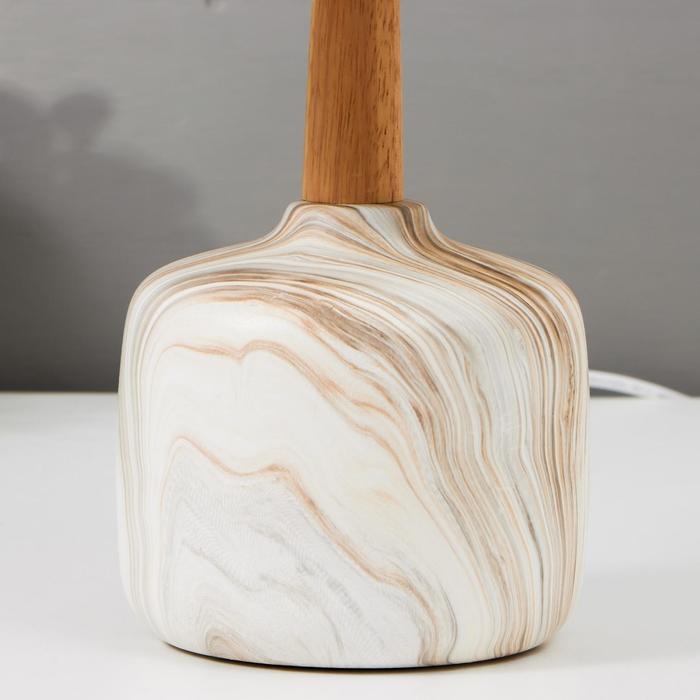 Лампа настольная 16386/1 E14 40Вт бежевый 22х22х37 см RISALUX