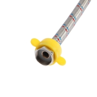 Подводка гибкая для воды ZEIN, 1/2", гайка-штуцер, 100 см, с ключом для монтажа Подводка гибкая для воды ZEIN, 1/2", гайка-штуцер, 100 см, с ключом для монтажа