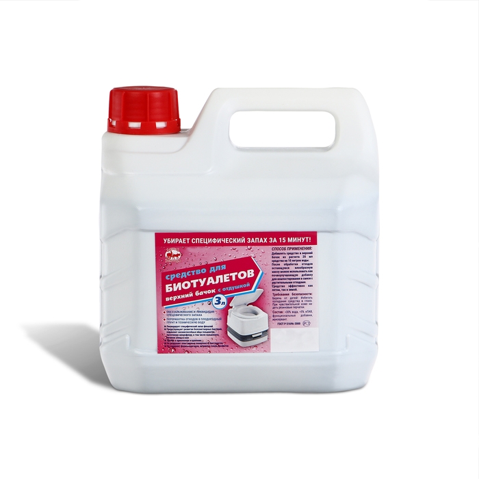 Жидкость для биотуалета верхнего бака &laquo;Артель Золотарь&raquo;, концентрат, 3 л