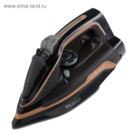 Утюг KELLI KL-1645, 2600 Вт, керамическая подошва, беспроводной, 320 мл, черный Утюг KELLI KL-1645, 2600 Вт, керамическая подошва, беспроводной, 320 мл, черный