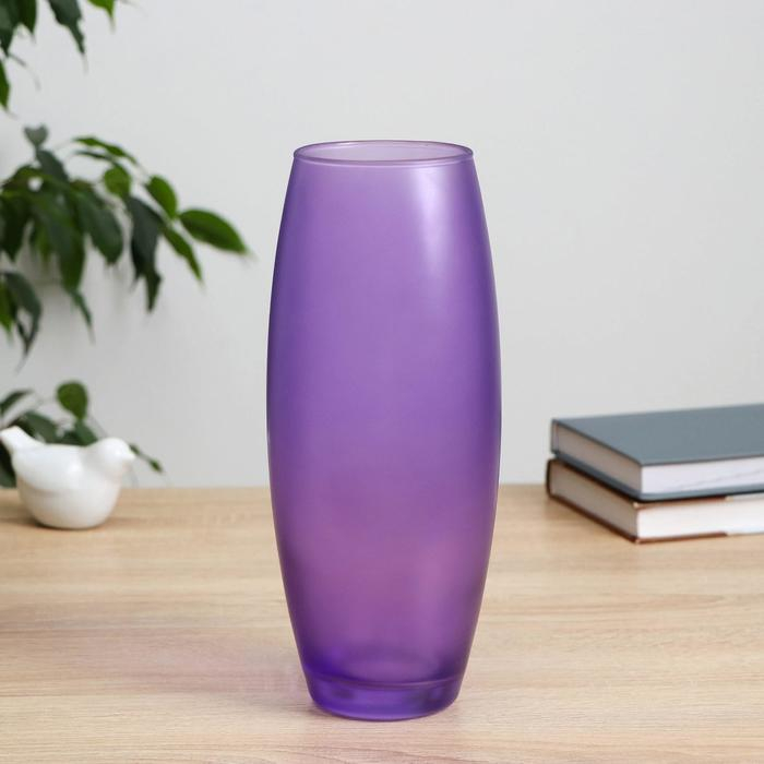 Ваза Ваза "Радуга Сиреневая" матовая, d-7,5см 10х26см