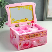Шкатулка музыкальная "Трюмо девочки" 20х16х10,5 см Шкатулка музыкальная "Трюмо девочки" 20х16х10,5 см