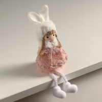 Кукла интерьерная "Ангелочек в цветочном платье в шапке с ушками" 5,5х7х19,5 см Кукла интерьерная "Ангелочек в цветочном платье в шапке с ушками" 5,5х7х19,5 см