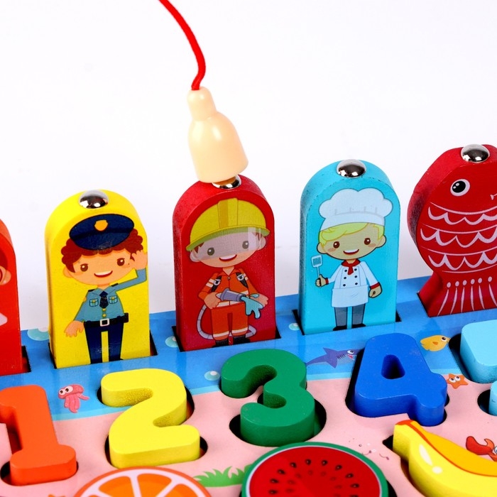 Логический центр 3 в 1 &laquo;Животные, профессии, счёт&raquo; 44,5 &times; 17,8 &times; 4,3 см