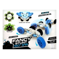 Машина радиоуправляемая &laquo;Перевертыш - Трансформер&raquo;, работает от аккумулятора, цвет синий