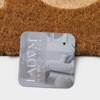 Коврик придверный LaDо́m, 45&times;75 см, кокосовое волокно