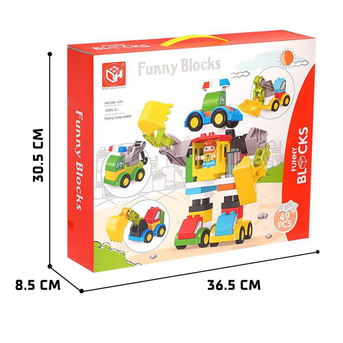 Конструктор &laquo;Автобот&raquo;, 49 деталей