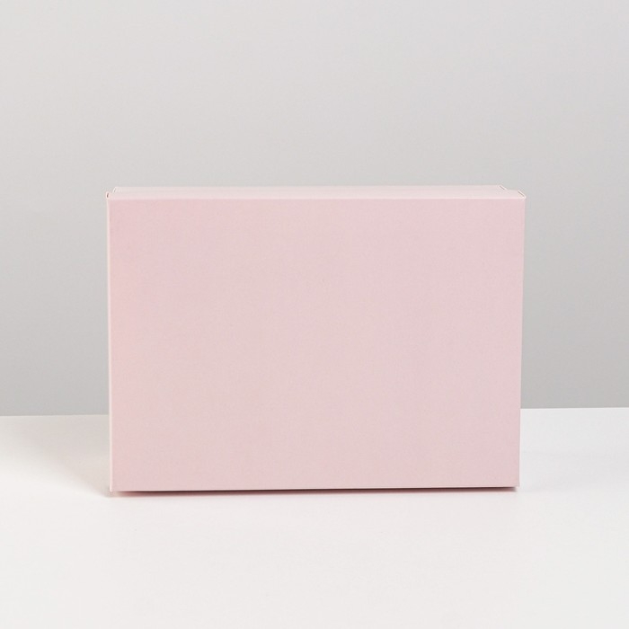 Коробка подарочная складная, упаковка, &laquo;Розовая&raquo;, 21 х 15 х 7 см