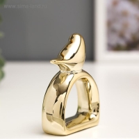 Сувенир керамика держатель для салфеток "Воробушек" медь 7,5х5,8х2,2 см Сувенир керамика держатель для салфеток "Воробушек" медь 7,5х5,8х2,2 см