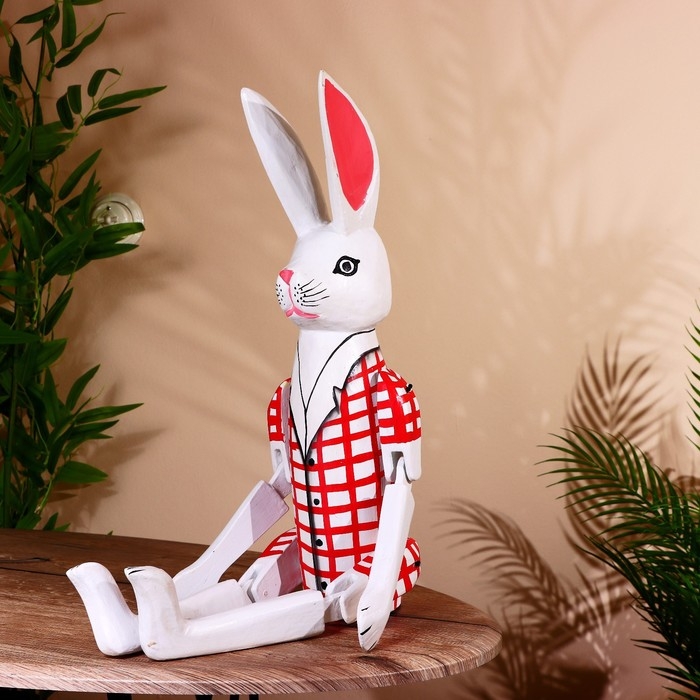 Сувенир Сувенир "Зайка" висячие лапки, дерево 70 см