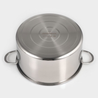 Кастрюля из нержавеющей стали &laquo;Грейт&raquo;, 5,7 л, индукция