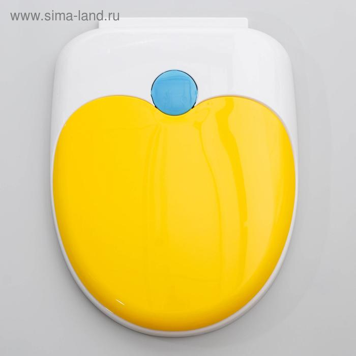 Сиденье для унитаза с крышкой, 42&times;37 см, двойное