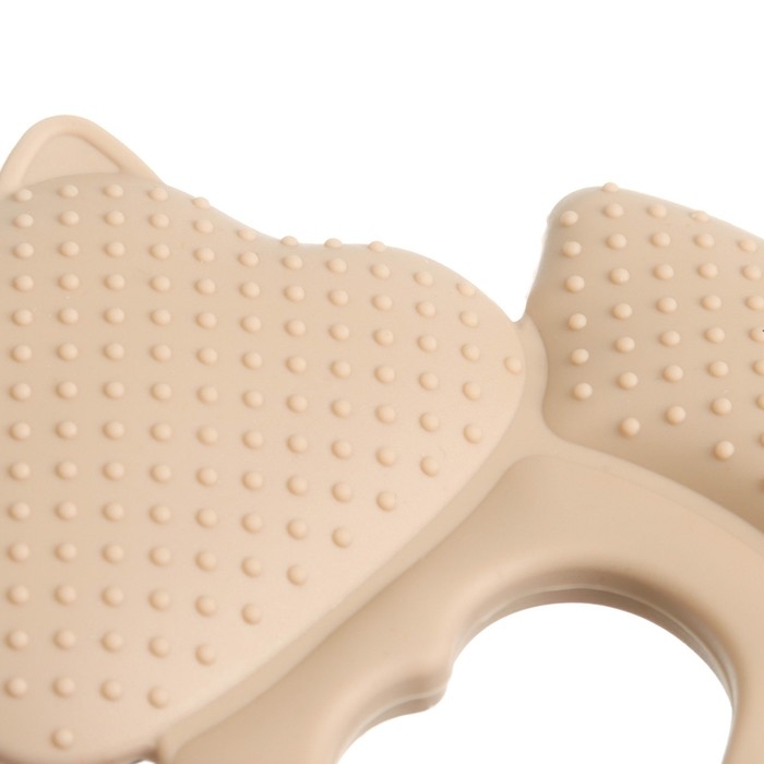 Прорезыватель силиконовый «Белочка», цвет бежевый, Mum&Baby Прорезыватель силиконовый «Белочка», цвет бежевый, Mum&Baby