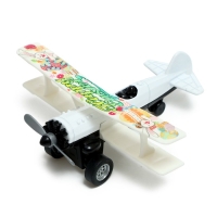 Самолёт металлический &laquo;Кукурузник&raquo;, инерционный, цвет МИКС