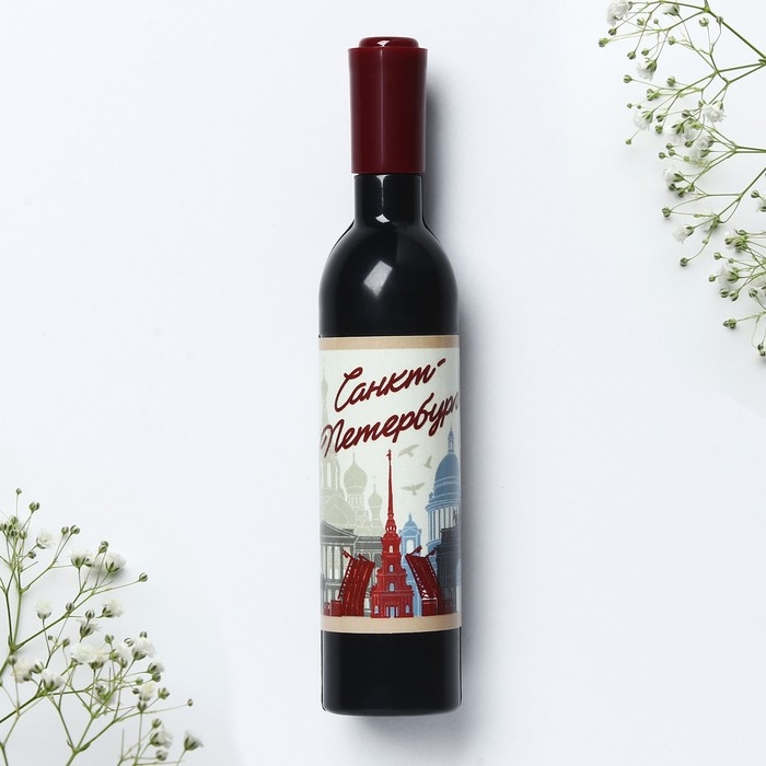 Магнит-открывашка &laquo;Санкт - Петербург&raquo;, 2,5 х 11,8 х 2,5 см