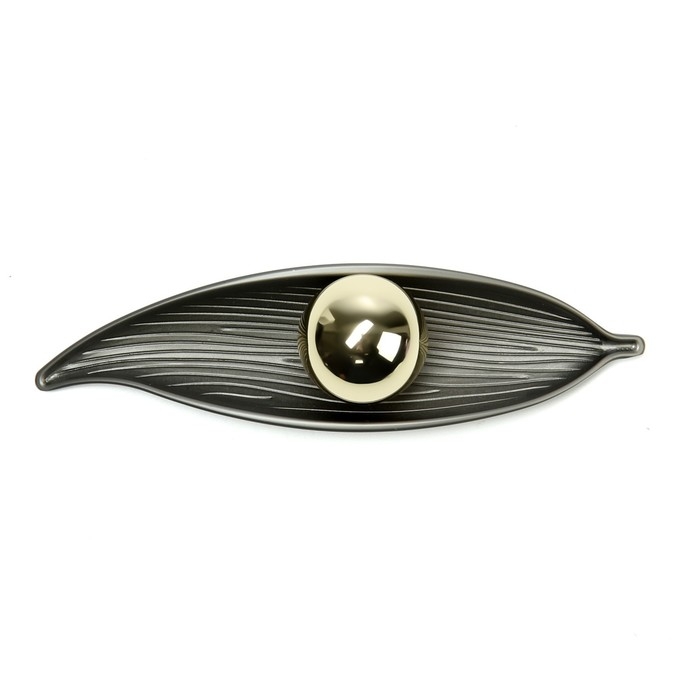 Ручка кнопка CAPPIO RK134 мебельная, цвет графит-золото Ручка кнопка CAPPIO RK134 мебельная, цвет графит-золото