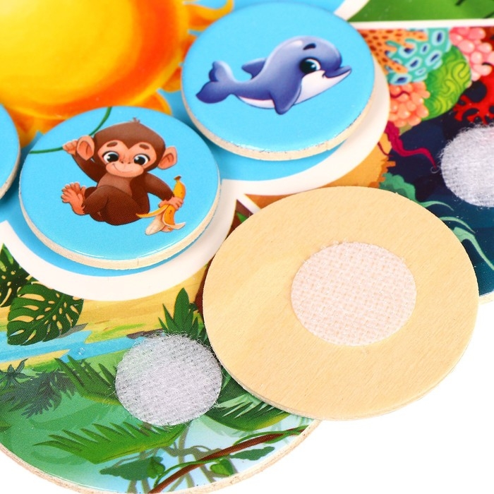 Игрушка на липучках &laquo;Мама, малыш, жилище&raquo;