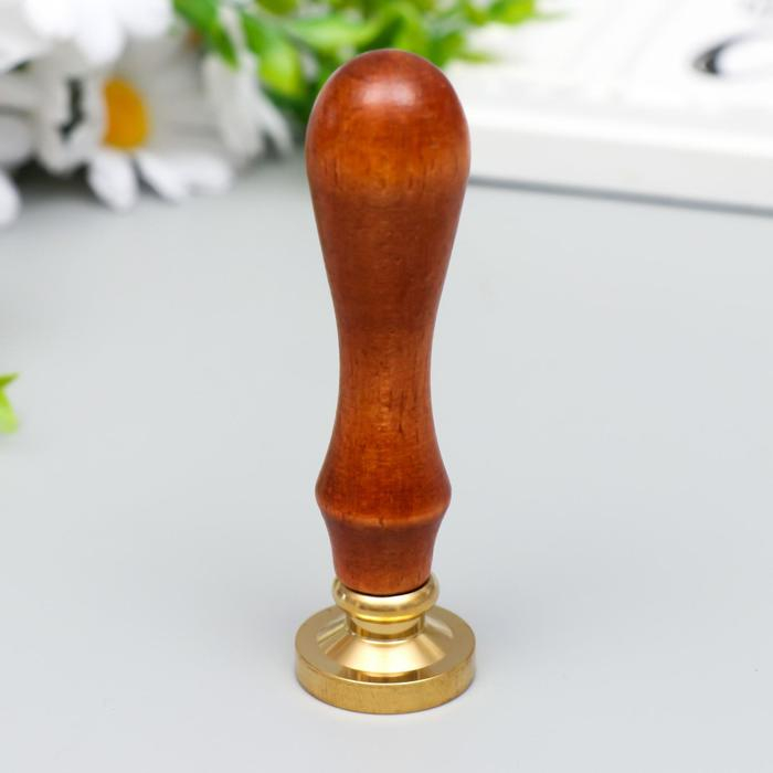 Печать для сургуча с деревянной ручкой Печать для сургуча с деревянной ручкой "Одуванчики" 9х2,5х2,5 см