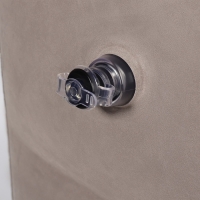 Подушка надувная, 40 &times; 30 &times; 45 см, в чехле, цвет серый