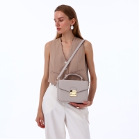 Сумка женская на клапане, TEXTURA, маленький размер, цвет бежевый Сумка женская на клапане, TEXTURA, маленький размер, цвет бежевый