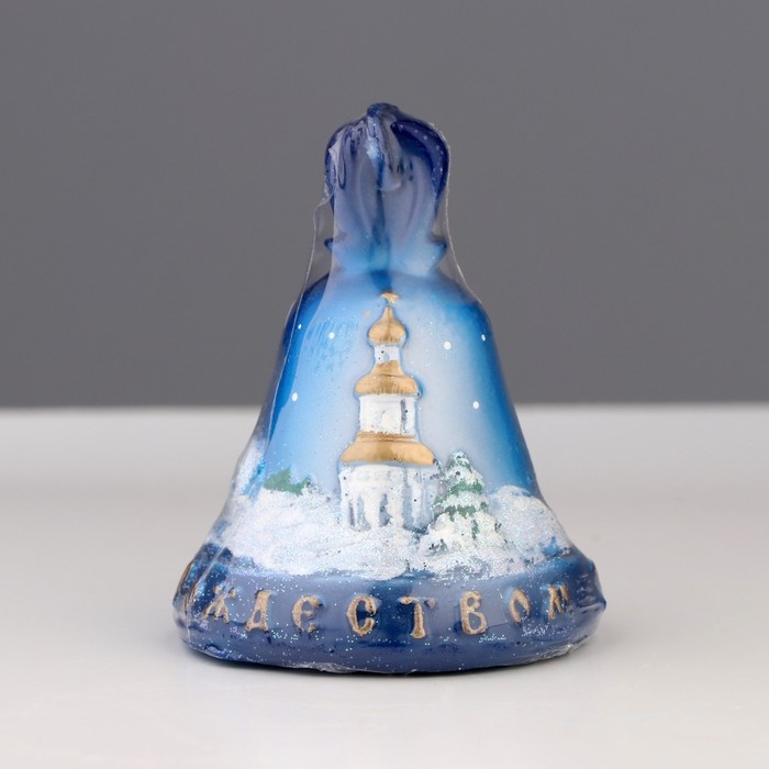 Свеча декоративная Свеча декоративная "Колокольчик Рождественский", малая, 6х6х7 см