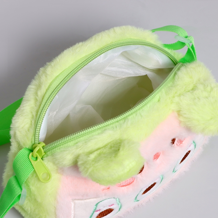 Сумка детская &laquo;Зайка&raquo;, 18 см, цвет зеленый