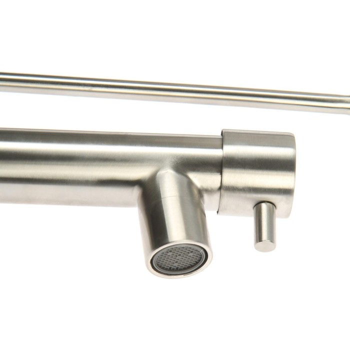 Cмеситель для кухни Accoona A5490-2, многофункциональный, гибкий излив, хром