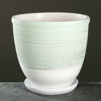 Горшок цветочный "Бабл гам" с поддоном 7,5л Горшок цветочный "Бабл гам" с поддоном 7,5л