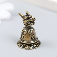 Колокольчик латунь "Голова дракона" 2,2х2,2х3 см